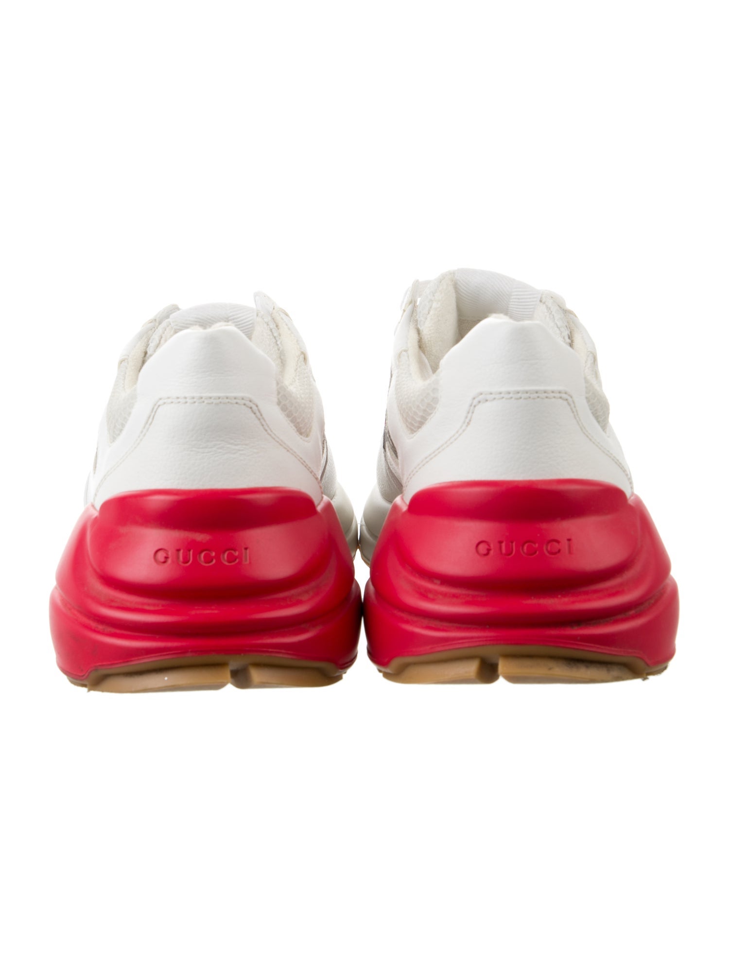 Gucci Leather Printed Athletic Sneakers